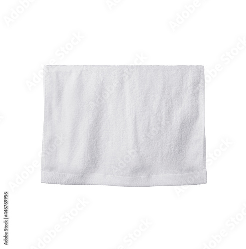 white towel on white background