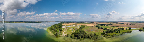 Panorama Uckersee und Campingplatz Sonnencap in Prenzlau