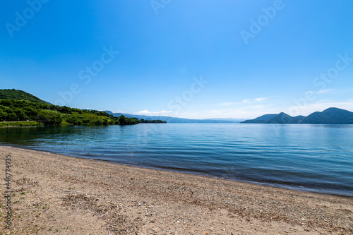 Fototapeta Naklejka Na Ścianę i Meble -  北海道　洞爺湖の夏の風景