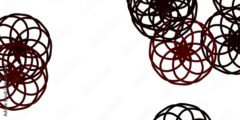 Light Red vector texture with disks.