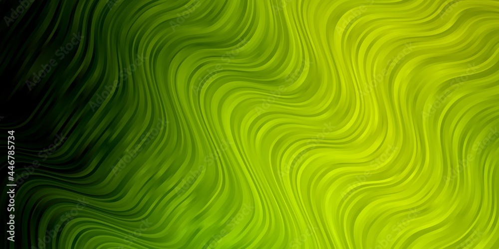 Light Green, Yellow vector pattern with wry lines. Light Green, Yellow vector pattern with wry lines.
