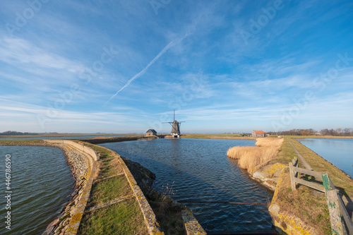 Windmill Het Noorden, Texel , Noord-Holland province, The Netherlands photo