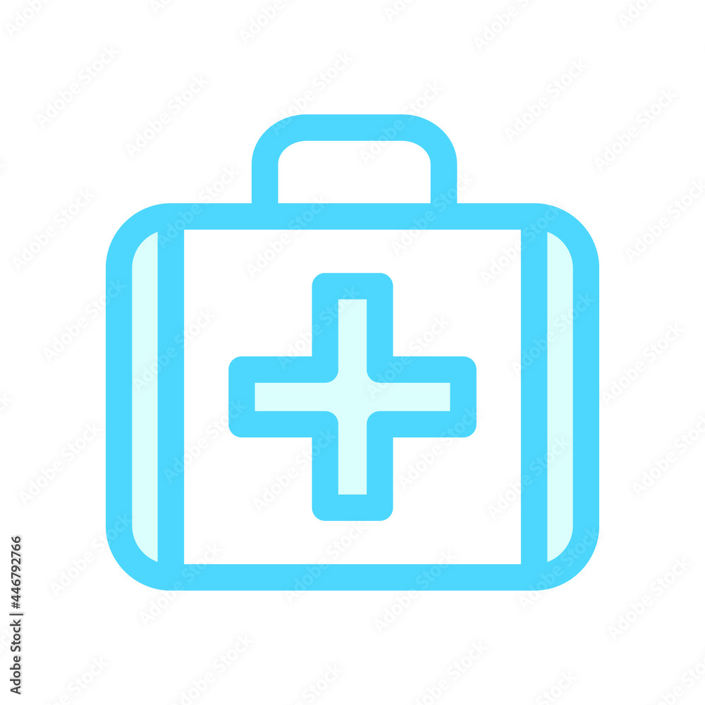 Illustration Vector Graphic of Medical First Aid Kit Box icon Illustration Vector Graphic of Medical First Aid Kit Box icon