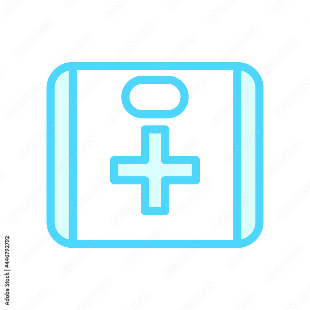 Illustration Vector Graphic of Medical First Aid Kit Box icon Illustration Vector Graphic of Medical First Aid Kit Box icon