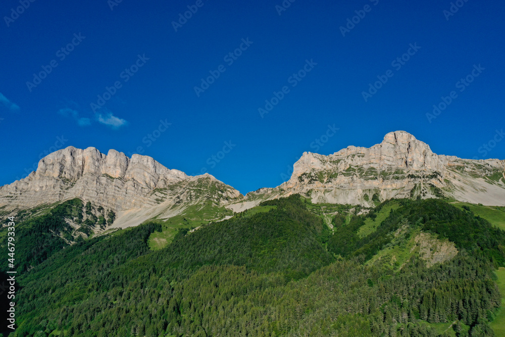 aerial view on the grand veymont