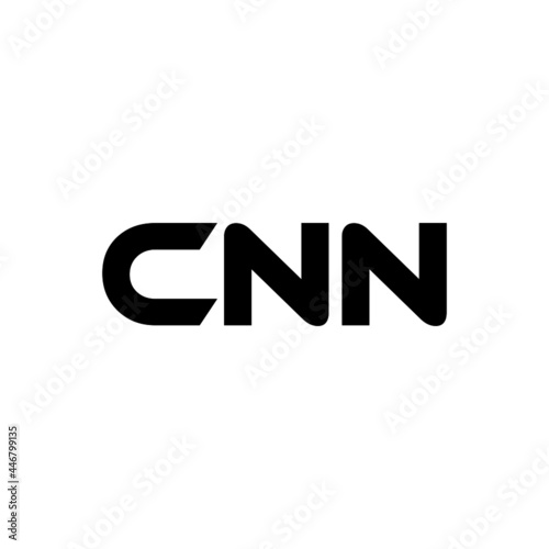 CNN letter logo design with white background in illustrator, vector logo modern alphabet font overlap style. calligraphy designs for logo, Poster, Invitation, etc. photo