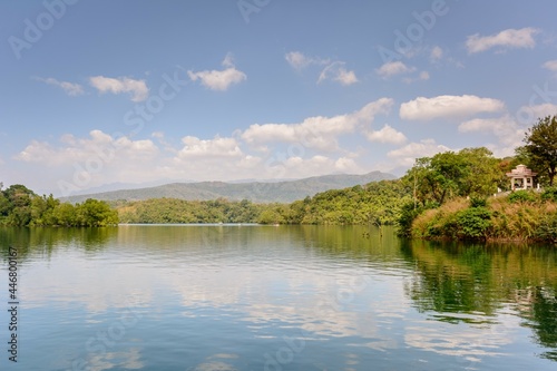 Fototapeta Naklejka Na Ścianę i Meble -  Neyyar Dam is situated near the Western Ghats mount range in Kerala