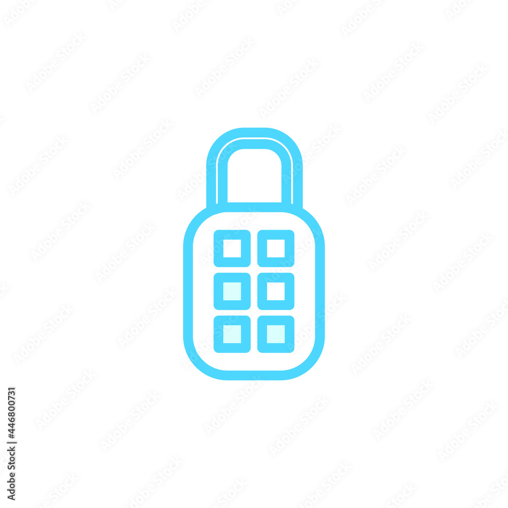Illustration Vector Graphic of Padlock icon Illustration Vector Graphic of Padlock icon