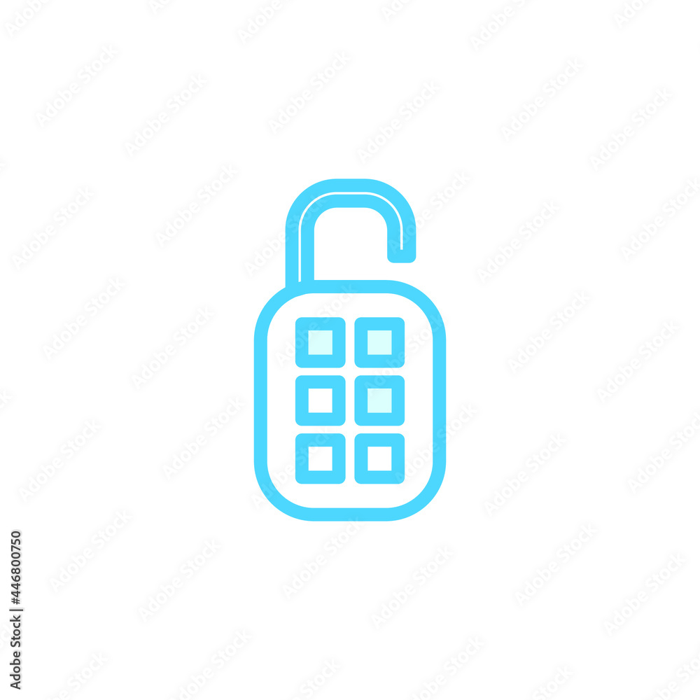 Illustration Vector Graphic of Padlock icon Illustration Vector Graphic of Padlock icon