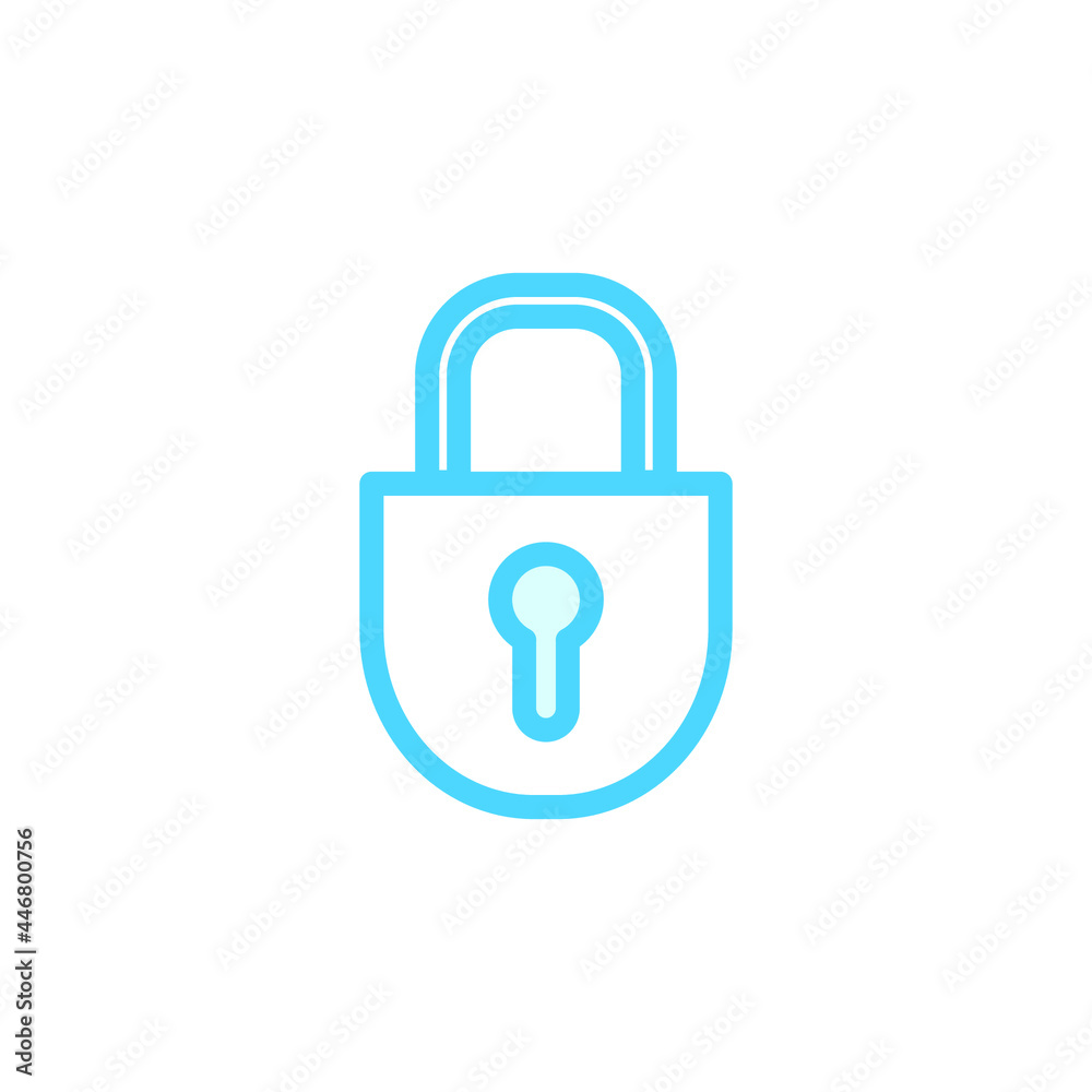 Illustration Vector Graphic of Padlock icon Illustration Vector Graphic of Padlock icon