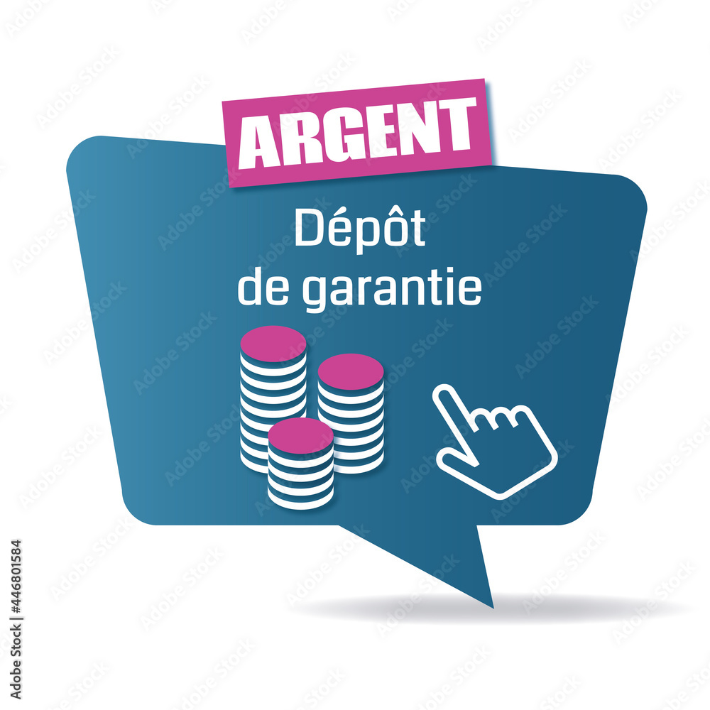 Logo dépôt de garantie. Stock Vector Adobe Stock