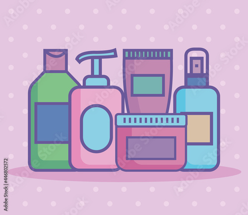 five beauty products icons
