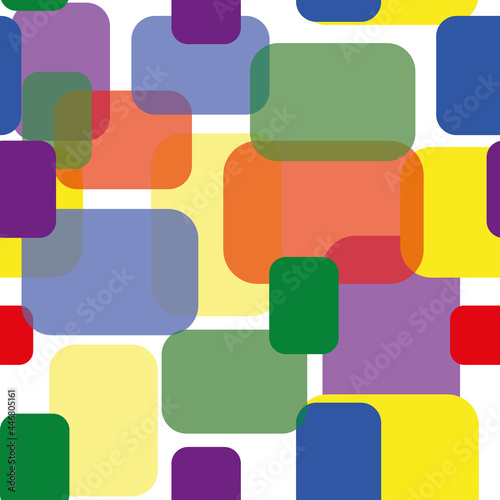 Different lgbtq patchwork style vector seamless pattern 