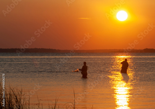 Wade Fishing, Bay Saint Louis, MS