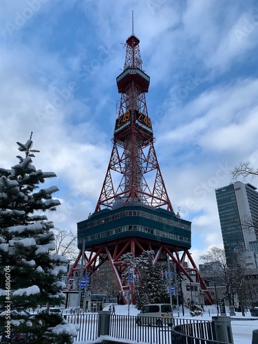 Wallpaper Mural Sapporo Tower, Hokkaido, Japan Torontodigital.ca
