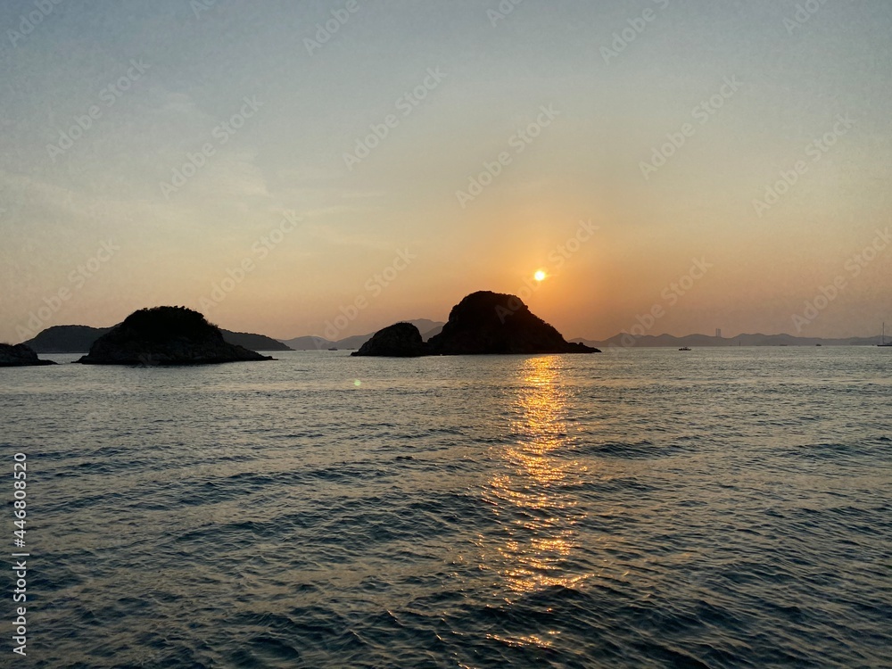 sunset Hong Kong