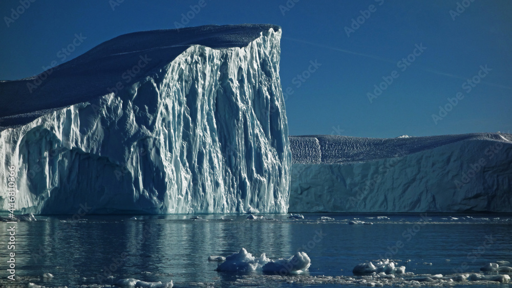 iceberg in the sea, Ilulissat Icefjord, Illulissat, Greenland iceberg in the sea, Ilulissat Icefjord, Illulissat, Greenland