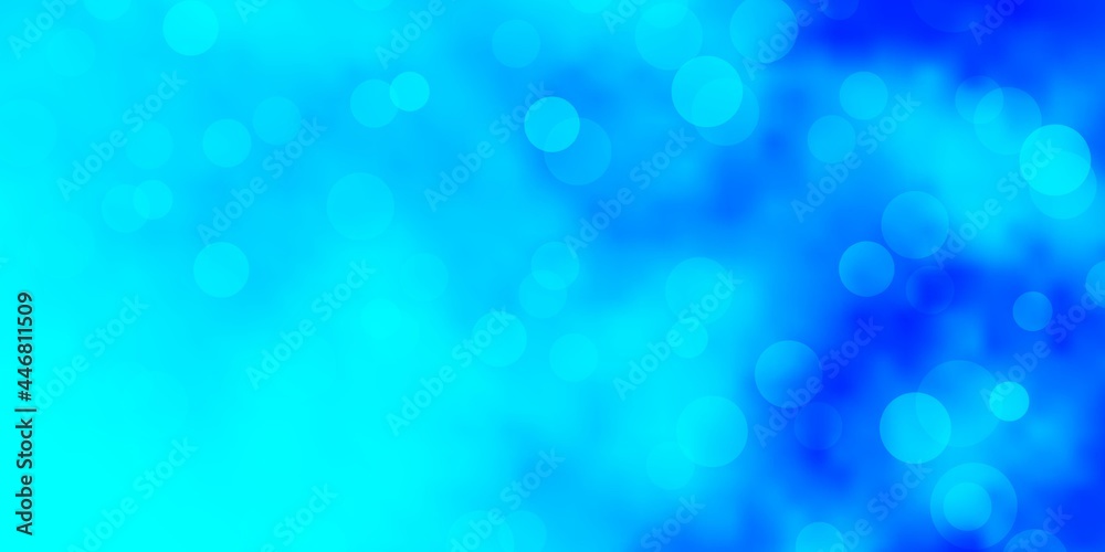 Light BLUE vector background with circles. Light BLUE vector background with circles.