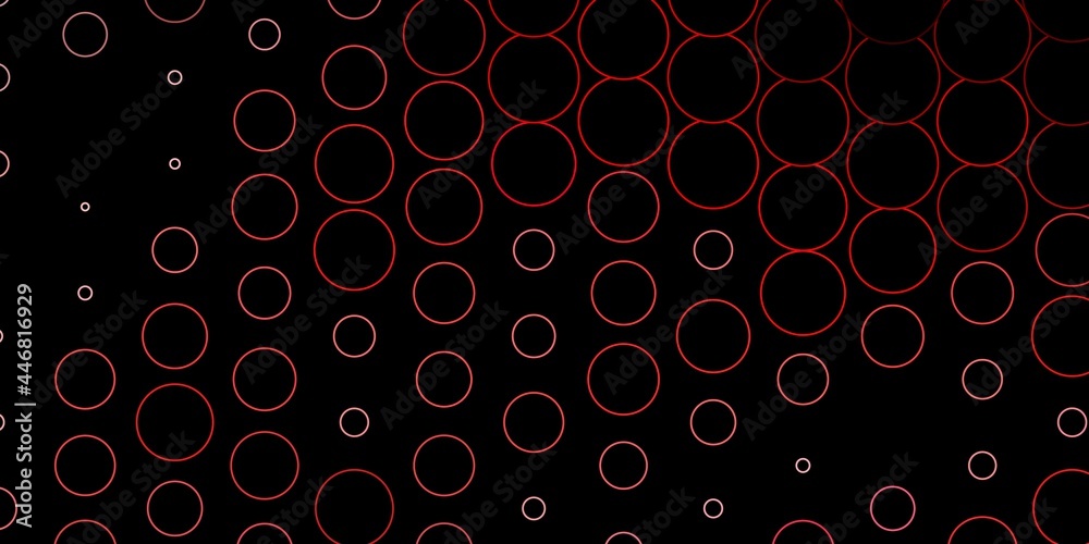 Dark Red vector pattern with spheres. Dark Red vector pattern with spheres.