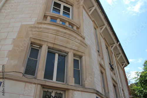 art nouveau house (biet) in nancy in lorraine (france)  photo