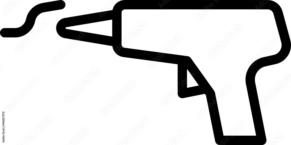 glue gun icon