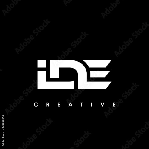 IDE Letter Initial Logo Design Template Vector Illustration photo