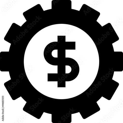money gear icon