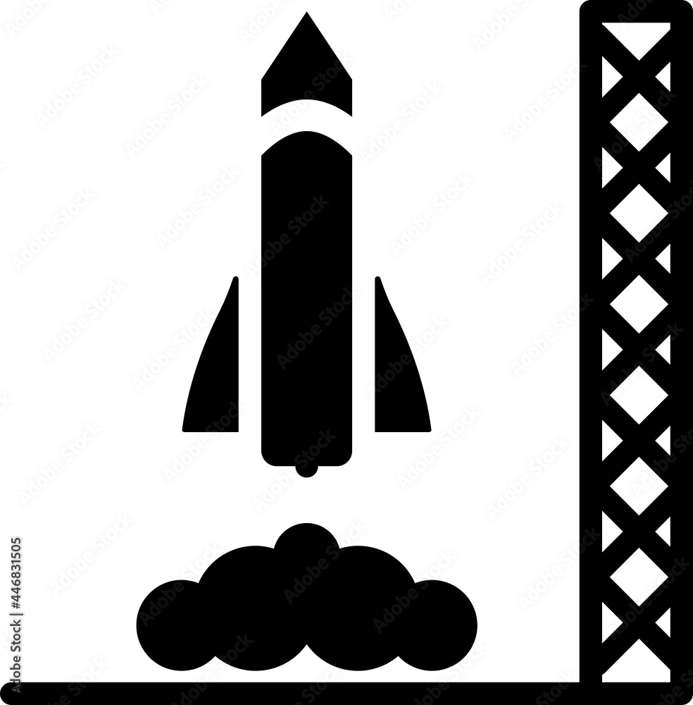 Fototapeta premium spaceship icon