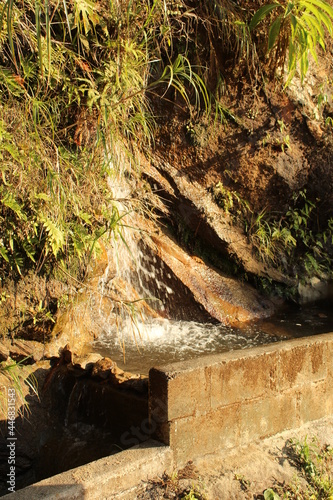 
Waterfall on the way to the tunnels in the city of Sumidouro, RJ