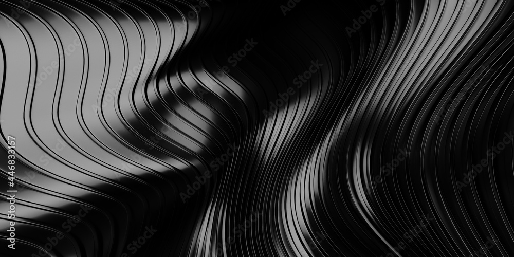 Metallic abstract wavy liquid background Metallic abstract wavy liquid background