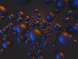 Colorful shiny spheres design background