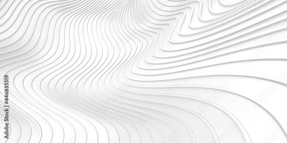 White abstract liquid wavy background