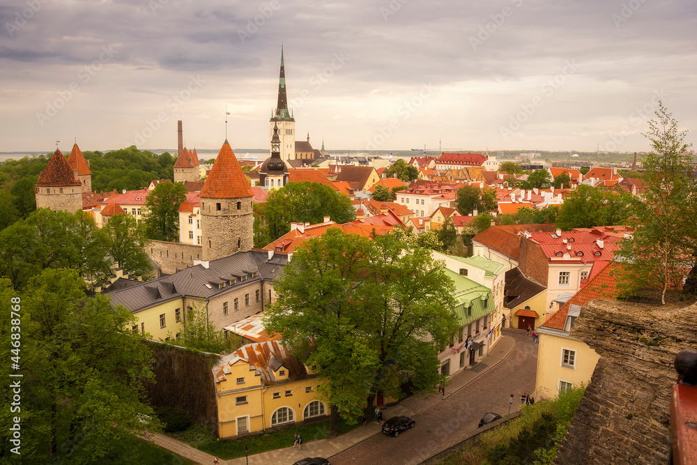 the view from oldtown Tallin, Estonia