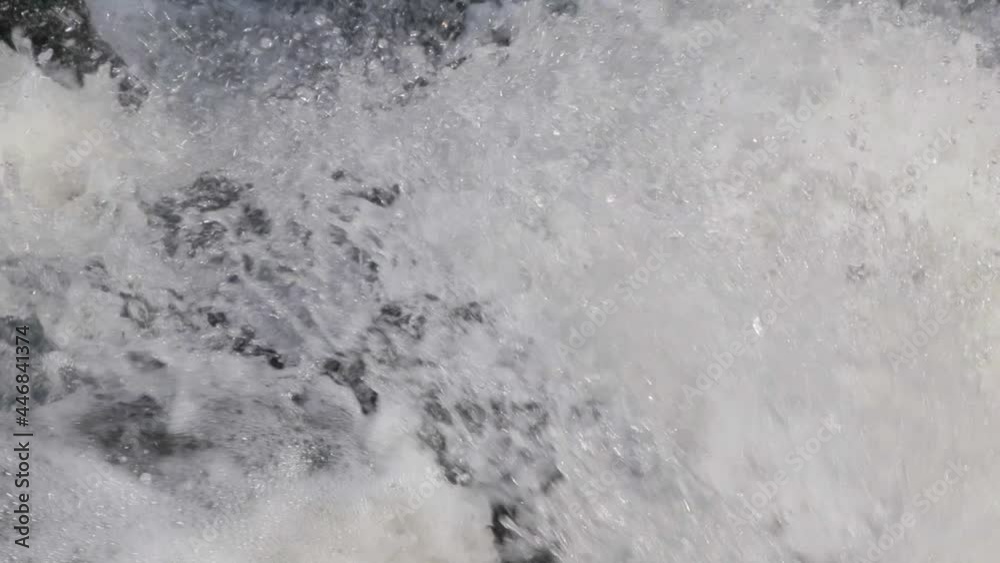 fall and flow of water in a waterfall fall and flow of water in a waterfall