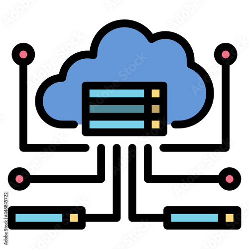 cloudstorage line icon