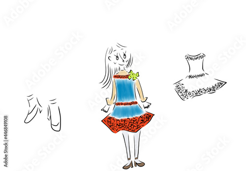 set of dresses