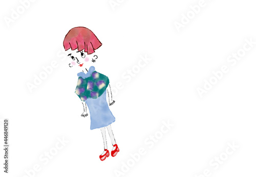 girl in red