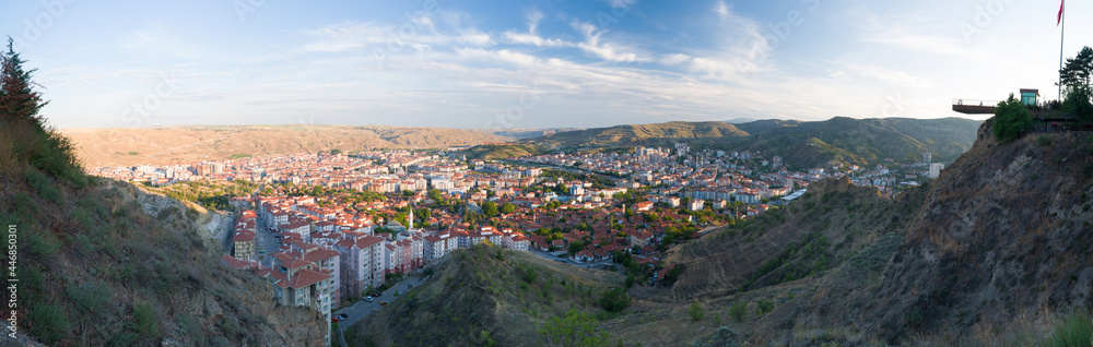 Panoramic view of Cankiri City. Cankiri , Turkey 