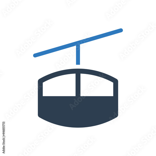 gondola icon - Cable car icon - funicular icon