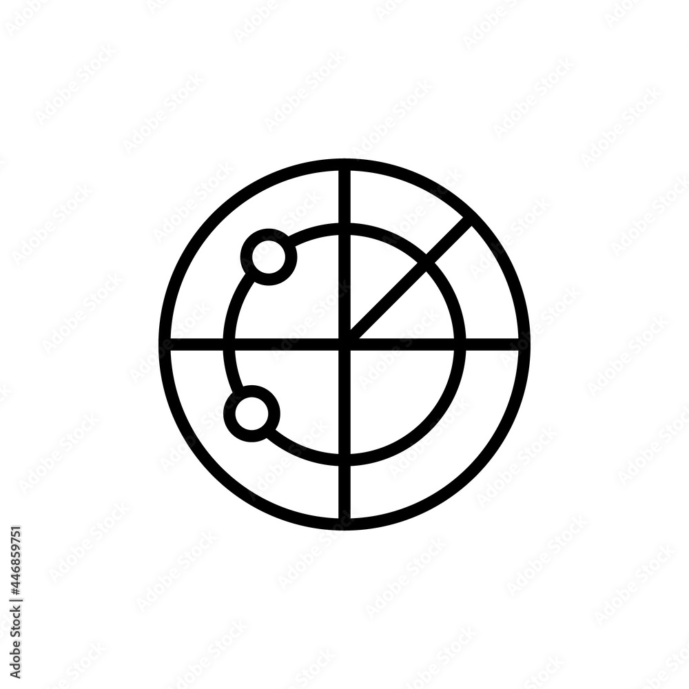 radar sweep icon vector on white background, radar sweep trendy line icons from Technology collection, radar sweep vector illustration radar sweep icon vector on white background, radar sweep trendy line icons from Technology collection, radar sweep vector illustration