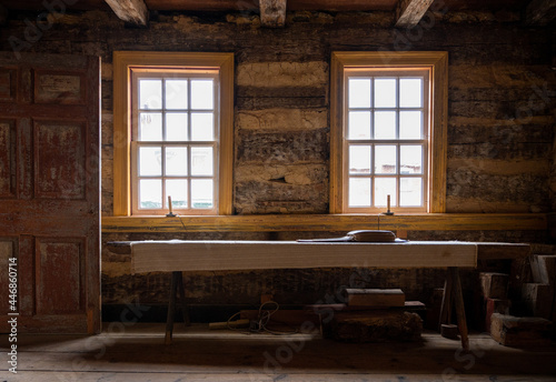 Old Log Home.