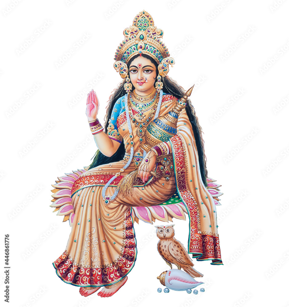 Hindu Cosmos Maha Laxshmi, Goddess of Wealth