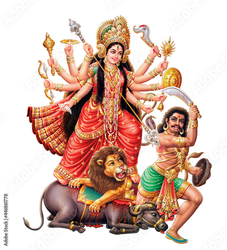 Hindu Festival Goddess Dugra High Resolution photo photo