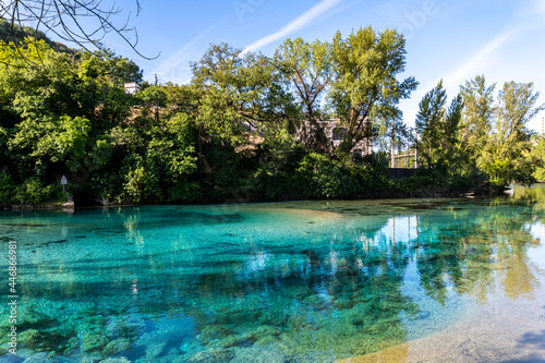 the mass of narni in stifone bathing place