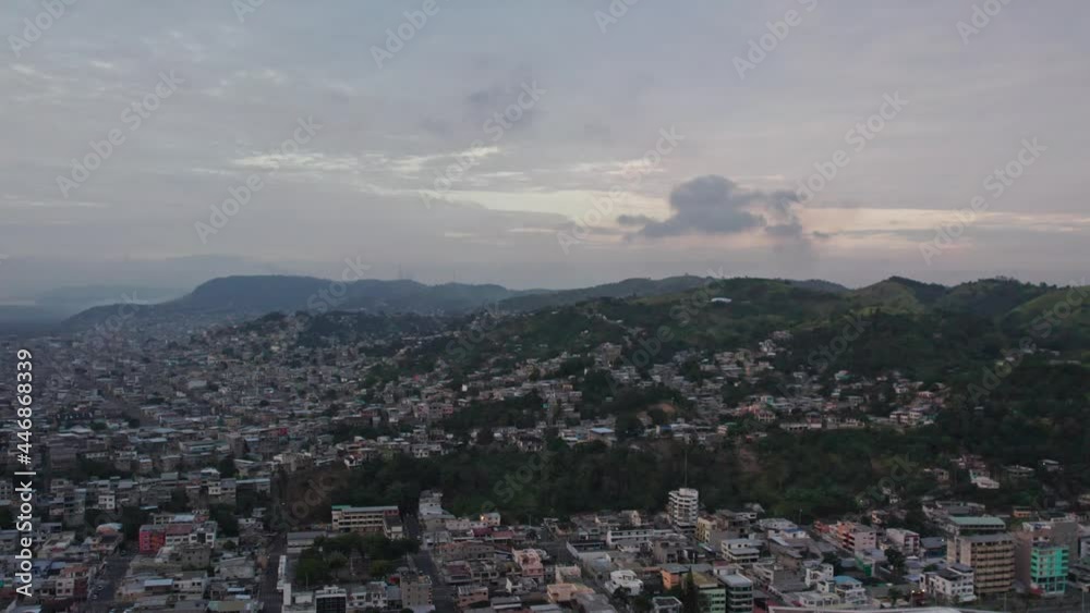 Sunset pacific city, ecuadorian beach esmeraldas aerial 2 Sunset pacific city, ecuadorian beach esmeraldas aerial 2