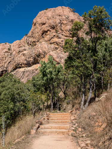 path in the mountains castle hill lookout Townsville 