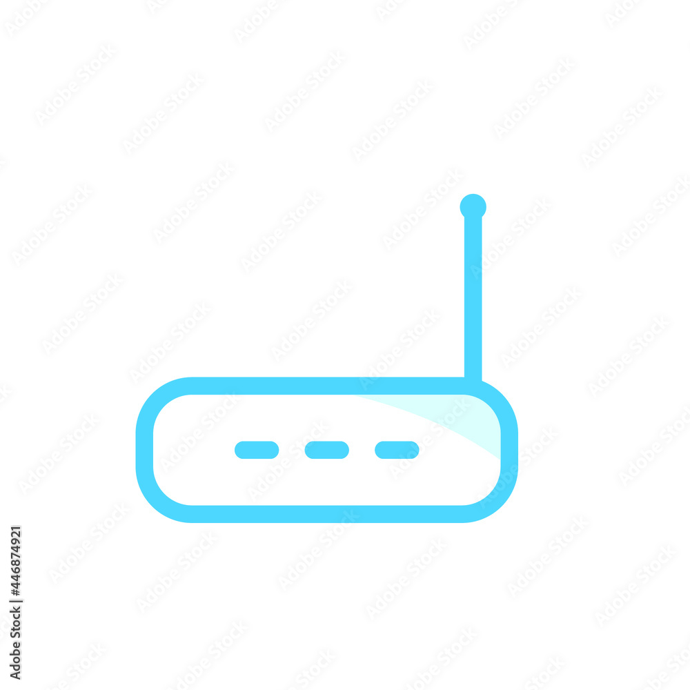 Illustration Vector Graphic of Router icon Illustration Vector Graphic of Router icon