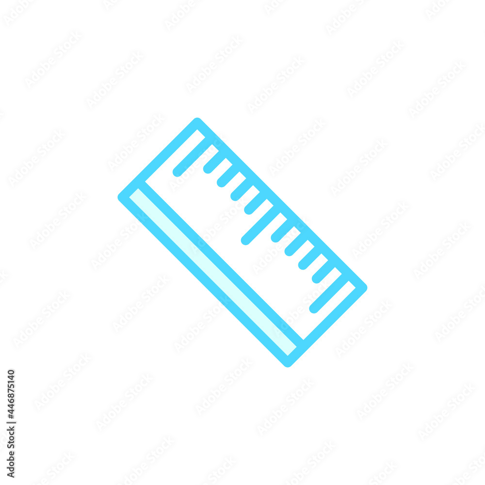 Illustration Vector Graphic of Ruler icon