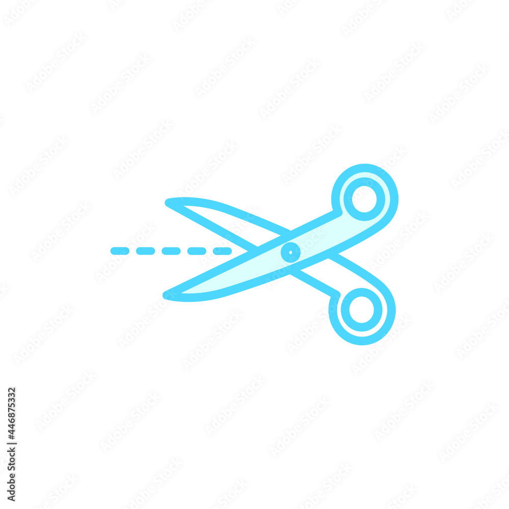 Illustration Vector Graphic of Scissor icon Illustration Vector Graphic of Scissor icon