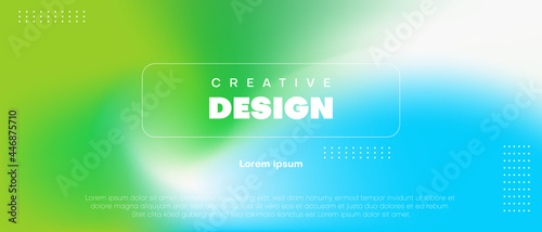 Green abstract blurred background. can be used for banner, poster, flyer, peresentation, etc. vector design of eps 10